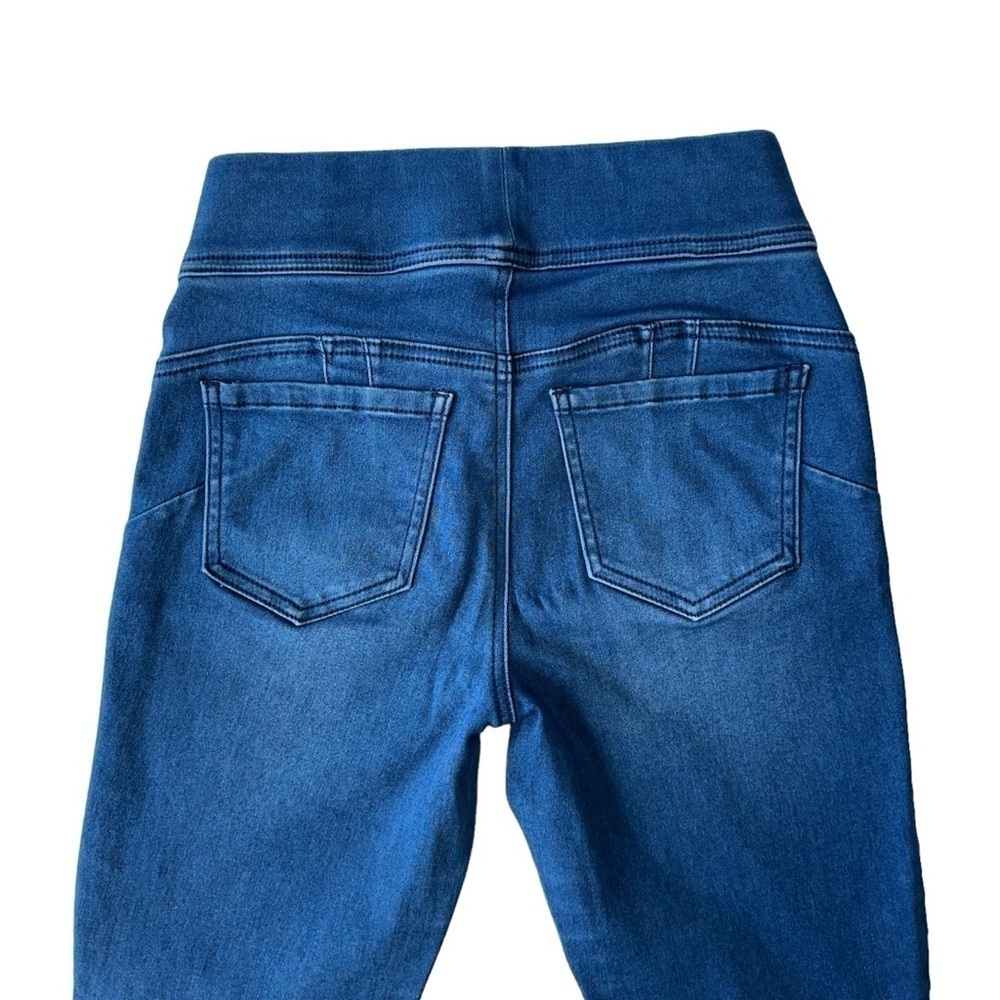 RICKI'S BLUE DENIM STYLE STRETCHY SKINNY LEGGINGS WOMENS SIZE XS - Picture 10 of 16